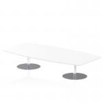 Dynamic Italia 2400mm Poseur High Gloss Table White Top 475mm High Leg ITL0323 28141DY