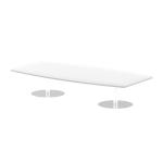 Dynamic Italia 2400mm Poseur High Gloss Table White Top 475mm High Leg ITL0323 28141DY
