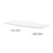 Dynamic Italia 2400mm Poseur High Gloss Table White Top 475mm High Leg ITL0323 28141DY