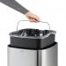 Durable Sensor Waste Basket NO TOUCH 35L Silver - 342323 28160DR
