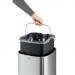 Durable NO TOUCH Sensor Waste Bin 35L Capacity Silver - 342323 28160DR