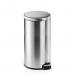 Durable Pedal Bin Stainless Steel 30 Litre Round Silver - 340323 28174DR
