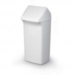 Durable DURABIN Plastic Waste Recycling Bin Rectangular 40 Litre with White Lid - 1809798010 28223DR