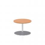 Dynamic Italia 600mm Poseur Round Table Oak Top 475mm High Leg ITL0104 28225DY