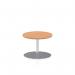 Dynamic Italia 600mm Poseur Round Table Oak Top 475mm High Leg ITL0104 28225DY