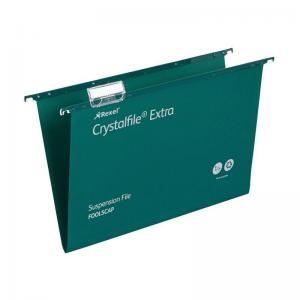 Rexel Crystalfile Extra Foolscap Suspension File Polypropylene 15mm V