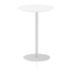 Dynamic Italia 600mm Poseur Round Table White Top 1145mm High Leg ITL0114 28260DY