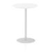 Dynamic Italia 600mm Poseur Round Table White Top 1145mm High Leg ITL0114 28260DY