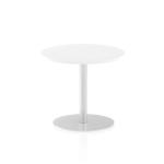 Dynamic Italia 600mm Poseur Round Table White Top 725mm High Leg ITL0108 28274DY