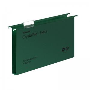 Rexel Crystalfile Extra Foolscap Suspension File Polypropylene 30mm