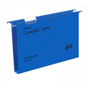 Rexel Crystalfile Extra Foolscap Suspension File Polypropylene 30mm