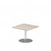 Dynamic Italia 600mm Poseur Square Table Grey Oak Top 475mm High Leg ITL0213 28309DY