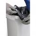 DURABIN Plastic Waste Bin 60 Litre Rectangular Grey with Grey Lid - VEH2023019 28314DR