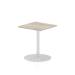 Dynamic Italia 600mm Poseur Square Table Grey Oak Top 725mm High Leg ITL0219 28316DY
