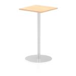 Dynamic Italia 600mm Poseur Square Table Maple Top 1145mm High Leg ITL0223 28323DY