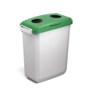 Durable Durabin Plastic Waste Recycling Bin 60 Litre Rectangular Grey