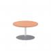 Dynamic Italia 800mm Poseur Round Table Beech Top 475mm High Leg ITL0118 28414DY