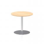 Dynamic Italia 800mm Poseur Round Table Maple Top 725mm High Leg ITL0127 28463DY