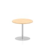 Dynamic Italia 800mm Poseur Round Table Maple Top 725mm High Leg ITL0127 28463DY