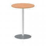 Dynamic Italia 800mm Poseur Round Table Oak Top 1145mm High Leg ITL0134 28470DY