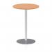 Dynamic Italia 800mm Poseur Round Table Oak Top 1145mm High Leg ITL0134 28470DY