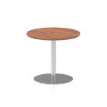 Dynamic Italia 800mm Poseur Round Table Walnut Top 725mm High Leg ITL0125 28505DY