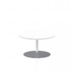 Dynamic Italia 800mm Poseur Round Table White Top 475mm High Leg ITL0120 28519DY