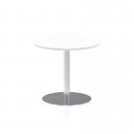 Dynamic Italia 800mm Poseur Round Table White Top 725mm High Leg ITL0126 28526DY