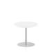 Dynamic Italia 800mm Poseur Round Table White Top 725mm High Leg ITL0126 28526DY