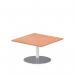 Dynamic Italia 800mm Poseur Square Table Beech Top 475mm High Leg ITL0328 28540DY