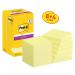 Post-it Super Sticky Notes 76x76mm Canary Yellow Promo Pack 90 Sheets per Pad (Pack 8 + 4 Free) - 7100290174 28552MM