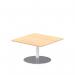 Dynamic Italia 800mm Poseur Square Table Maple Top 475mm High Leg ITL0331 28582DY