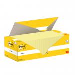 Post-it Notes 76x76mm Canary Yellow Promo Pack 100 Sheets per Pad (Pack 18 + 6 Free) - 7100319213 28587MM