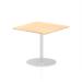Dynamic Italia 800mm Poseur Square Table Maple Top 725mm High Leg ITL0337 28589DY