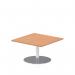 Dynamic Italia 800mm Poseur Square Table Oak Top 475mm High Leg ITL0332 28603DY