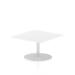 Dynamic Italia 800mm Poseur Square Table White Top 475mm High Leg ITL0330 28645DY