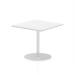 Dynamic Italia 800mm Poseur Square Table White Top 725mm High Leg ITL0336 28652DY