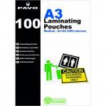 Pavo Laminating Pouch 2x125 Micron A3 Gloss (Pack 100) 8005895 28687PV