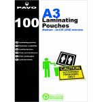 Pavo Laminating Pouch 2x125 Micron A3 Gloss (Pack 100) 8005895 28687PV