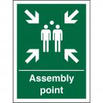 SECO Safe Precedure Safety Sign Assembly Point Semi Rigid Plastic 150 x 200mm - SP052SRP150X200 28916SS