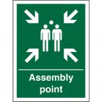 SECO Safe Precedure Safety Sign Assembly Point Semi Rigid Plastic 150 x 200mm - SP052SRP150X200 28916SS