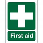 SECO Safe Procedure Safety Sign First Aid Self Adhesive Vinyl 150 x 200mm - SP300SAV150X200 28923SS