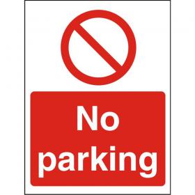 SECO Procedure Safety Sign No Parking Semi Rigid Plastic 150 x 200mm - P126SRP150X200 29140SS