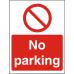 SECO Procedure Safety Sign No Parking Semi Rigid Plastic 150 x 200mm - P126SRP150X200 29140SS