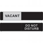 SECO Sliding Sign VACANTDO NOT DISTURB Door Sign Self Adhesive 255 x 52mm - OF164 29175SS