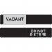 SECO Sliding Sign VACANTDO NOT DISTURB Door Sign Self Adhesive 255 x 52mm - OF164 29175SS