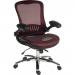 Teknik Harmony High Back Executive Mesh Office Chair With Height Adjustable Arms Red - 6956RED 29210TK