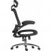 Teknik Harmony High Back Executive Mesh Office Chair With Height Adjustable Arms Red - 6956RED 29210TK