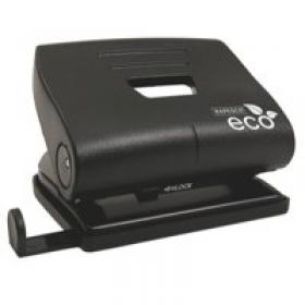 Rapesco Eco 2 Hole Punch Plastic 22 Sheet Black - 1086 29282RA