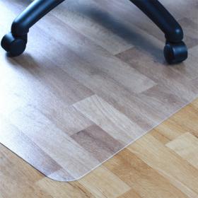 Floortex Ecotex Marvec Bio PVC Rectangular Office Chair Mat Floor Protector For Hard Floors 90x120cm Clear - URCMFLFS0002 29413FL